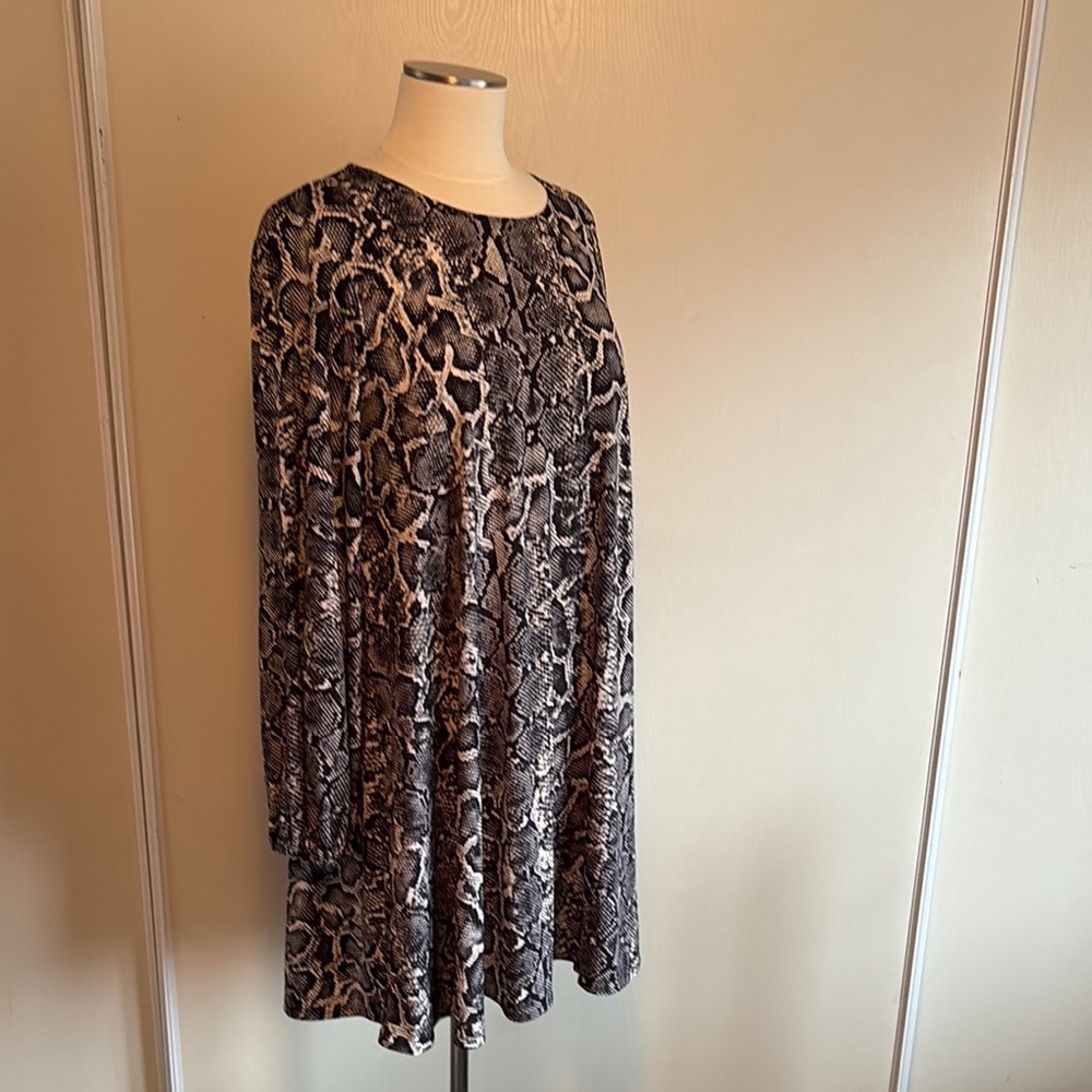 Snake Print Dress